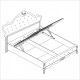 Кровать Мишель 180х200 см с подъёмным механизмом белый матовый Эра-Мебель