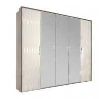 Шкаф Gravita 5-дверный белый глянец Эра-Мебель