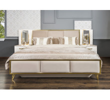 Кровать Lara 160x200 см белый глянец Эра-Мебель