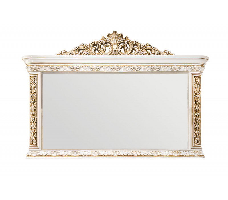 Зеркало Алсу белый глянец Эра-Мебель