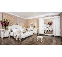 Спальня Анна Мария 5-ств белый матовый Эра-Мебель