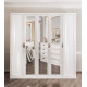 Шкаф Натали 2-дверный без зеркал белый глянец Эра-Мебель