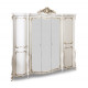 Шкаф Анна Мария 5-дверный белый матовый Эра-Мебель