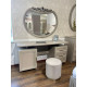 Зеркало Мокко ППУ для туалетного столика серый камень Эра-Мебель